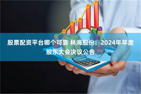 股票配资平台哪个可靠 林海股份：2024年年度股东大会决议公告